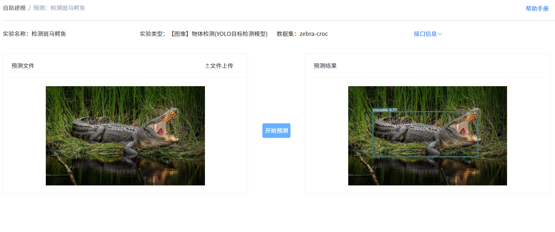 快速入门_自助建模_预测结果